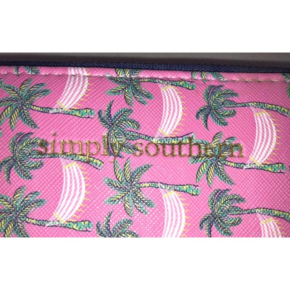 NWOT Simply Southern Wristlet Palm Trees - Picture 2 of 5